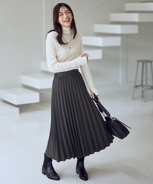 ANY / エニィ カットソー | ウール混リブタートルネックカットソー | 詳細3