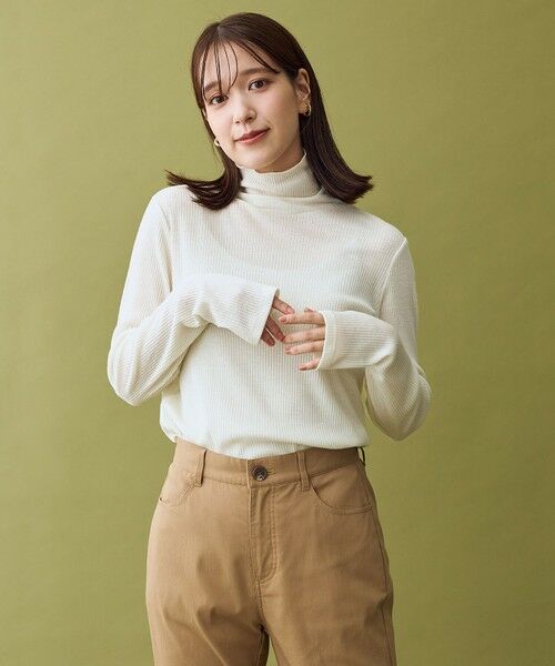 ANY / エニィ カットソー | ウール混リブタートルネックカットソー | 詳細7