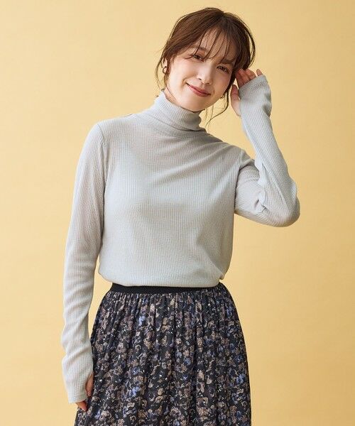 ANY / エニィ カットソー | ウール混リブタートルネックカットソー | 詳細20