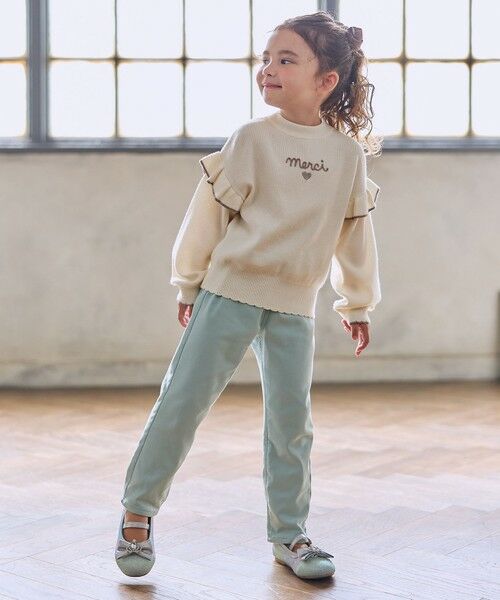 ANY / エニィ ニット・セーター | 肩フリル しあわせタッチニット | 詳細6