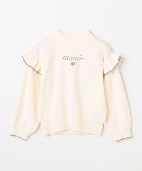 ANY / エニィ ニット・セーター | 肩フリル しあわせタッチニット | 詳細7