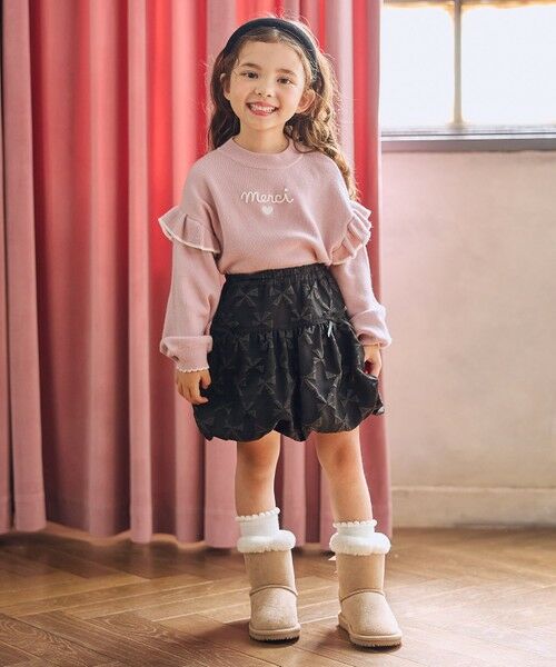 ANY / エニィ ニット・セーター | 肩フリル しあわせタッチニット | 詳細12