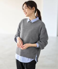 ANY / エニィ ニット・セーター | ショートシャギープルオーバーニット