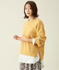 ANY / エニィ ニット・セーター | ショートシャギープルオーバーニット