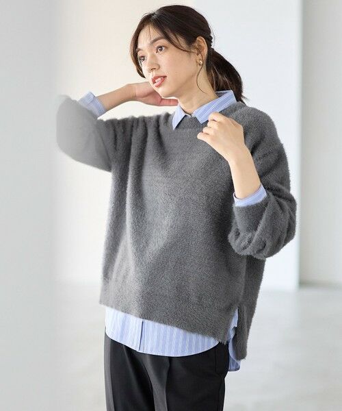 ANY / エニィ ニット・セーター | ショートシャギープルオーバーニット | 詳細1