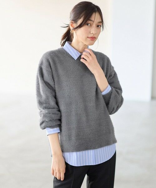 ANY / エニィ ニット・セーター | ショートシャギープルオーバーニット | 詳細2