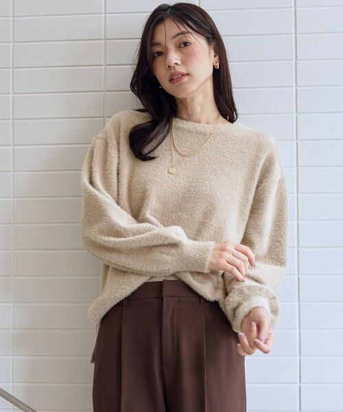 ANY / エニィ ニット・セーター | ショートシャギープルオーバーニット | 詳細7