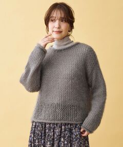 ANY / エニィ ニット・セーター | レーシーネットニット