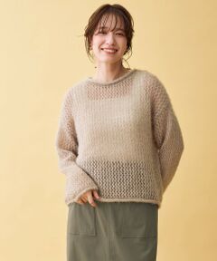 ANY / エニィ ニット・セーター | レーシーネットニット