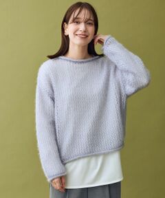 ANY / エニィ ニット・セーター | レーシーネットニット