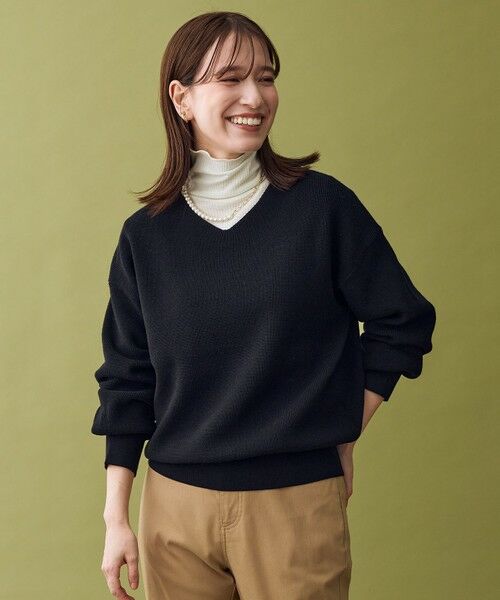 ANY / エニィ ニット・セーター | 【8色展開】Vネックデイリーニット | 詳細4