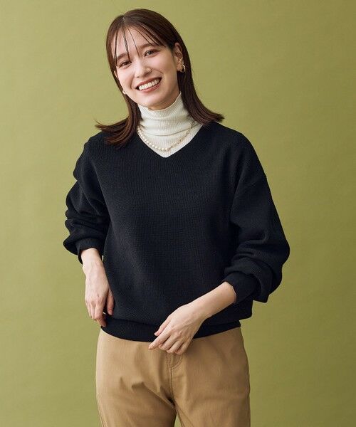 ANY / エニィ ニット・セーター | 【8色展開】Vネックデイリーニット | 詳細5