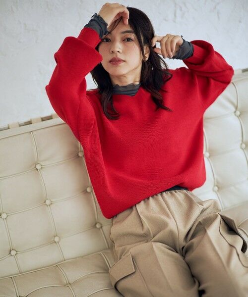 ANY / エニィ ニット・セーター | 【8色展開】Vネックデイリーニット | 詳細10