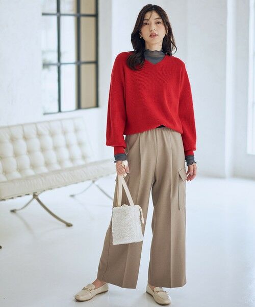 ANY / エニィ ニット・セーター | 【8色展開】Vネックデイリーニット | 詳細12