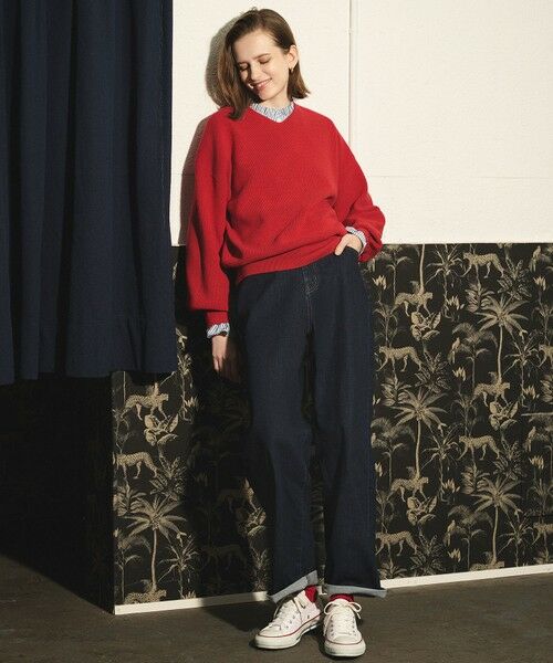 ANY / エニィ ニット・セーター | 【8色展開】Vネックデイリーニット | 詳細15