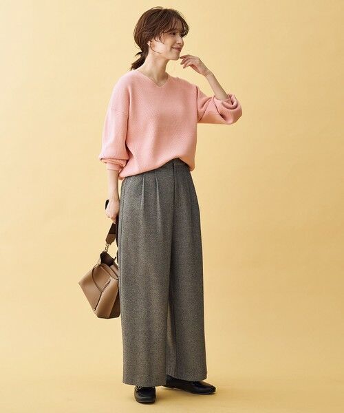 ANY / エニィ ニット・セーター | 【8色展開】Vネックデイリーニット | 詳細19