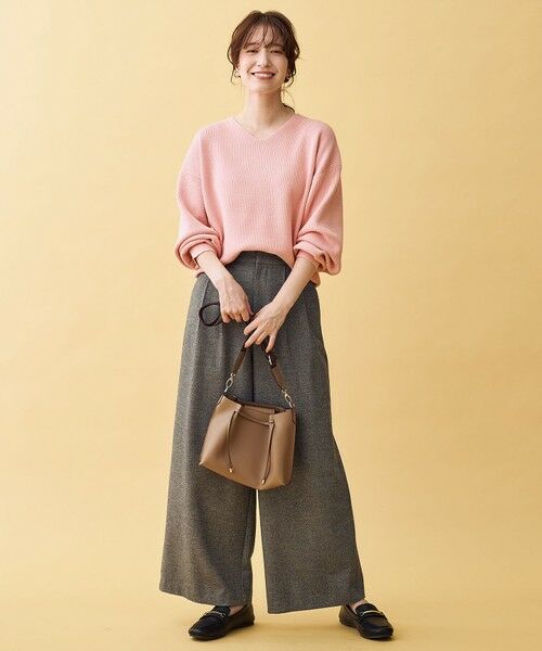 ANY / エニィ ニット・セーター | 【8色展開】Vネックデイリーニット | 詳細20