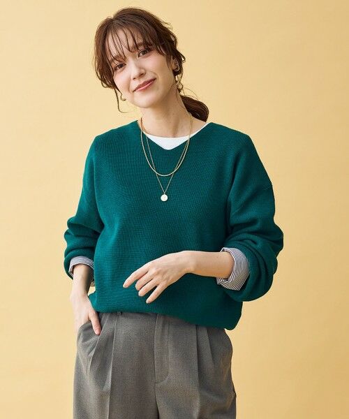 ANY / エニィ ニット・セーター | 【8色展開】Vネックデイリーニット | 詳細23