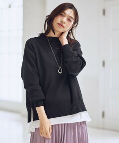 ANY / エニィ ニット・セーター | 【5色展開】ハイネックデイリーニット