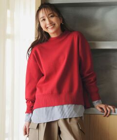 ANY / エニィ ニット・セーター | 【5色展開】ハイネックデイリーニット