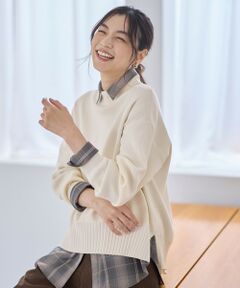 ANY / エニィ ニット・セーター | 【新色追加】ハイネックデイリーニット