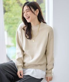 ANY / エニィ ニット・セーター | 【新色追加】ハイネックデイリーニット