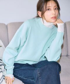 ANY / エニィ ニット・セーター | 【新色追加】ハイネックデイリーニット