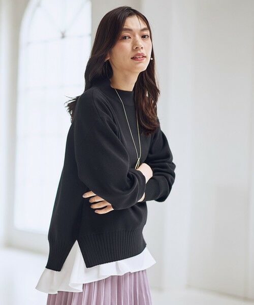 ANY / エニィ ニット・セーター | 【5色展開】ハイネックデイリーニット | 詳細1