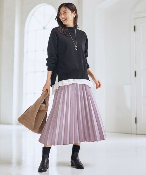 ANY / エニィ ニット・セーター | 【5色展開】ハイネックデイリーニット | 詳細2