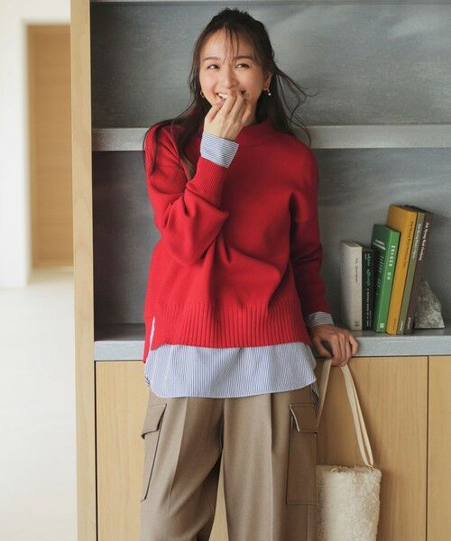 ANY / エニィ ニット・セーター | 【5色展開】ハイネックデイリーニット | 詳細7