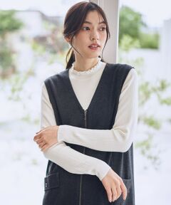 ANY / エニィ ニット・セーター | 【6色展開】フリルネックニット