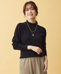 ANY / エニィ ニット・セーター | 【6色展開】フリルネックニット