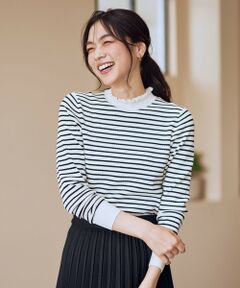 ANY / エニィ ニット・セーター | 【6色展開】フリルネックニット