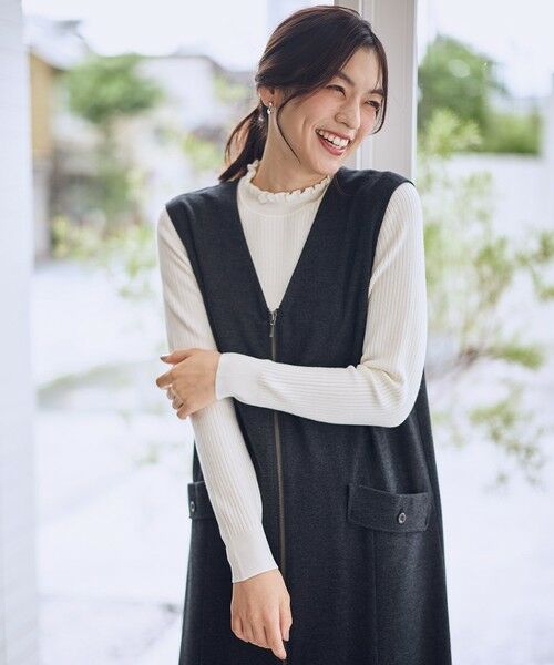 ANY / エニィ ニット・セーター | 【6色展開】フリルネックニット | 詳細9