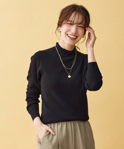 ANY / エニィ ニット・セーター | 【6色展開】フリルネックニット | 詳細13