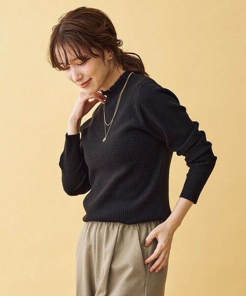 ANY / エニィ ニット・セーター | 【6色展開】フリルネックニット | 詳細14