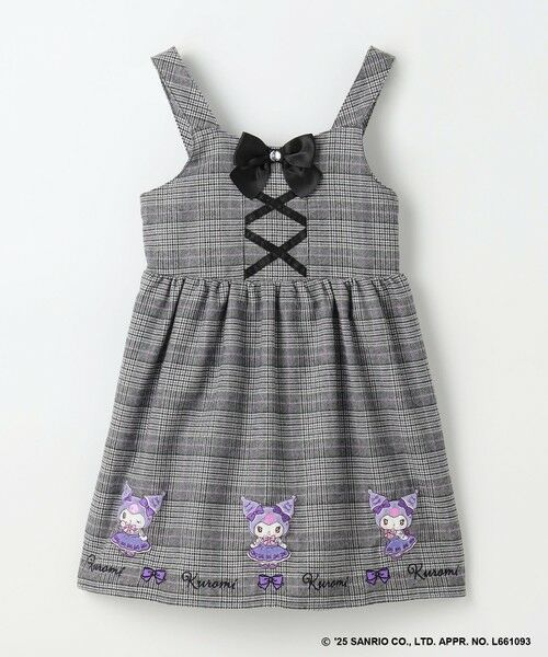 ANY / エニィ ロング・マキシ丈スカート | 【マイメロディ＆クロミ×ANY KIDS】チェック ジャンパースカート | 詳細4