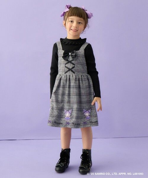 ANY / エニィ ロング・マキシ丈スカート | 【マイメロディ＆クロミ×ANY KIDS】チェック ジャンパースカート | 詳細1