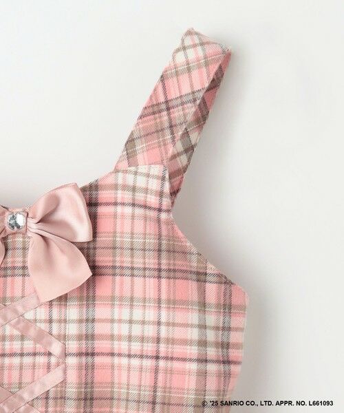 ANY / エニィ ロング・マキシ丈スカート | 【マイメロディ＆クロミ×ANY KIDS】チェック ジャンパースカート | 詳細15