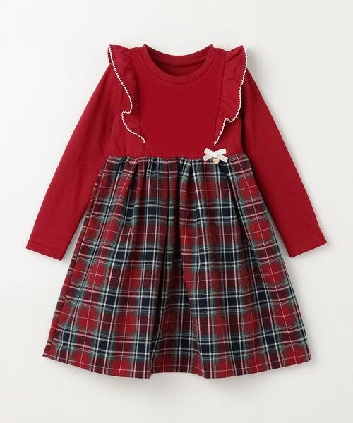 ANY / エニィ ロング・マキシ丈ワンピース | チェック柄 ドッキング ワンピース | 詳細11