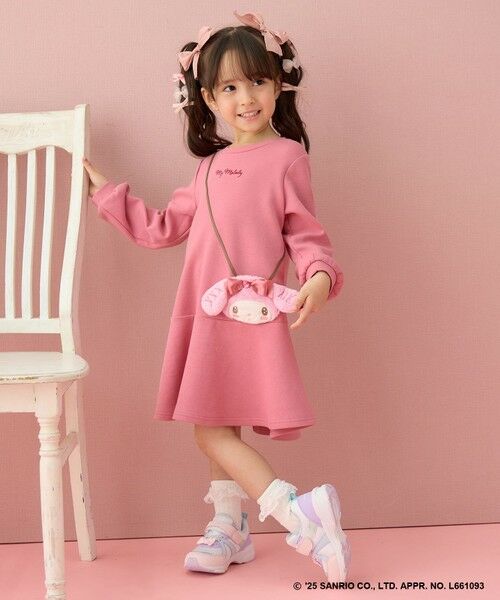 ANY / エニィ ロング・マキシ丈ワンピース | 【マイメロディ＆クロミ×ANY KIDS】ポシェット ワンピース | 詳細1