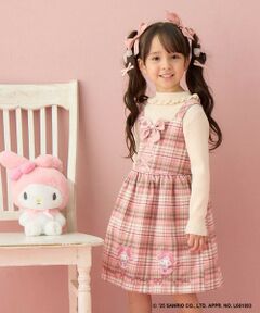 ANY / エニィ ロング・マキシ丈スカート | 【マイメロディ＆クロミ×ANY KIDS】チェック ジャンパースカート