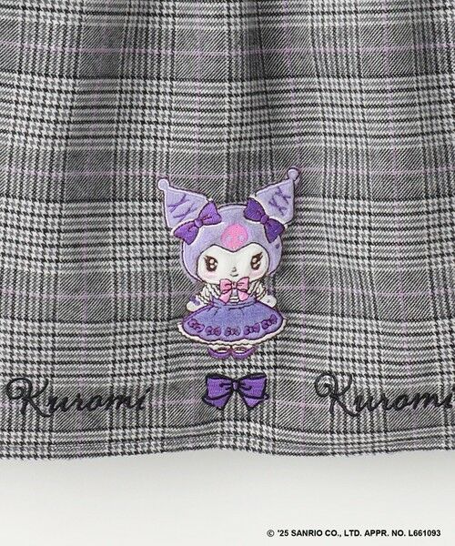 ANY / エニィ ロング・マキシ丈スカート | 【マイメロディ＆クロミ×ANY KIDS】チェック ジャンパースカート | 詳細6