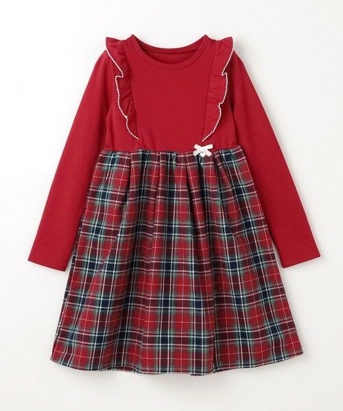 ANY / エニィ ロング・マキシ丈ワンピース | チェック柄 ドッキング ワンピース | 詳細11