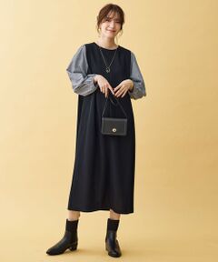 ANY / エニィ ロング・マキシ丈ワンピース | シャツコンビワンピース