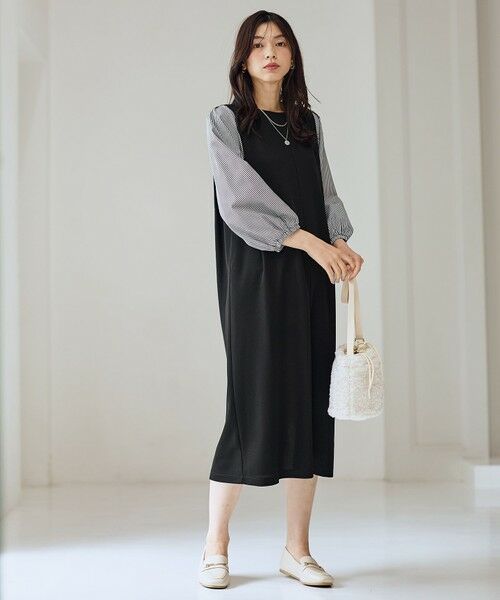 ANY / エニィ ロング・マキシ丈ワンピース | シャツコンビワンピース | 詳細2