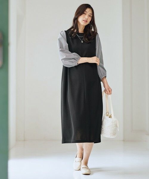 ANY / エニィ ロング・マキシ丈ワンピース | シャツコンビワンピース | 詳細3