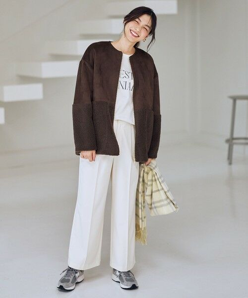 ANY / エニィ その他パンツ | 【LEE掲載/6サイズ展開/裏起毛/ウエストゴム】ウォームワイドパンツ | 詳細9