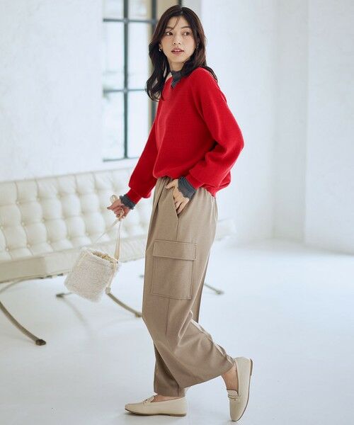 ANY / エニィ カーゴパンツ | 【ウエストゴム】カーゴタックパンツ | 詳細10