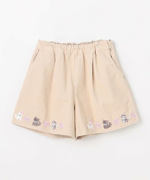 ANY / エニィ その他パンツ | ネコ刺繍 コーデュロイ ショートパンツ | 詳細12